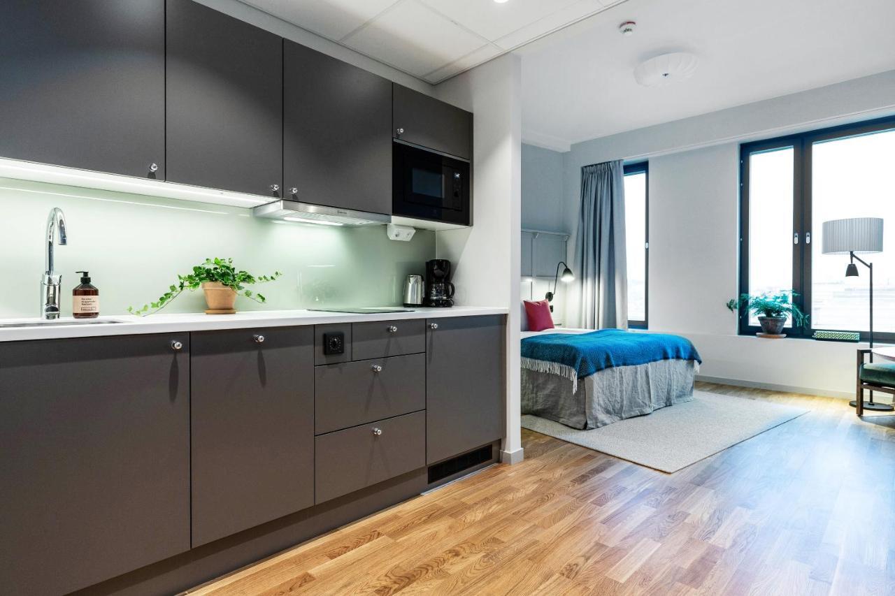 Biz Apartment Bromma Stockholm Kültér fotó A studio apartment in Stockholm, Sweden