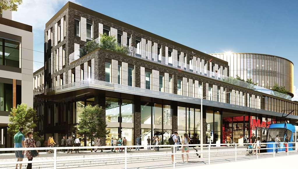 Biz Apartment Bromma Stockholm Kültér fotó The proposed new station building